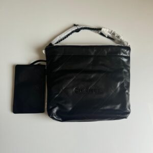 Buy Chanel 22 Small Black Calfskin Hardware Bag | Dubai Luxury items