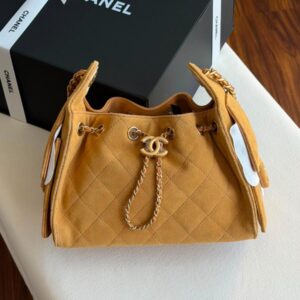 Buy Chanel 25 Small Hobo Bag Beige Suede Leather