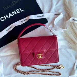 Buy Chanel Flap Bag With Top Handle Mini Caviar Quilted |Bags Dubai - Luxury Master Copy Dubai