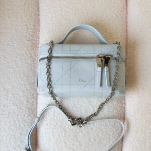 Buy Dior Trianon Soft Vanity Mini Bag Baby Blue Lambskin