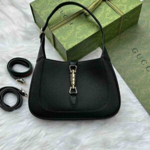Buy Gucci Jackie 1961 Medium Shoulder Bag Black Calfskin