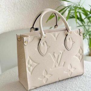 Buy The Best Louis Vuitton Onthego PM Creme Giant Bag