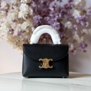 Celine Teen Nino Bag Black Supple Grained Calfskin | Dubai Luxury Items