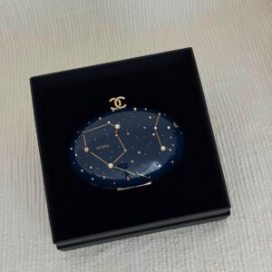 Chanel Constellation Globe Minaudiere Dark Blue Resin Box Clutch Evening Bag