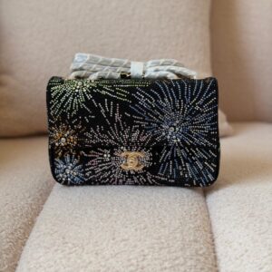 Chanel Multi-Colored Crystals Firework Motif Coco Neige Evening Flap Bag - Dubai Luxury Items