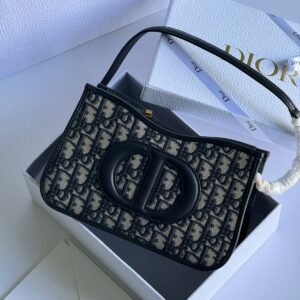 Dior Mini Oblique Canvas CD Signature Hobo Shoulder Bag - Dubai Luxury Items