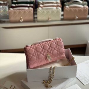 Dior My Dior Pink Cannage Lambskin Mini Bag - Dubai Luxury Items