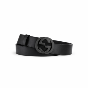 Gucci Interlocking GG Leather Belt – Matte & Classic Finishes - ShinMarket