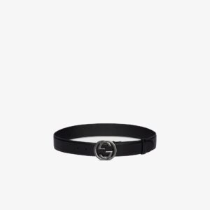 Gucci Leather Belt with Interlocking G Buckle - ShinMarket