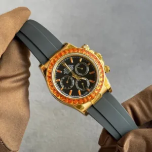 Rolex Daytona 116588 SACO Yellow Gold Orange - Luxury Master Copy Dubai