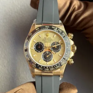 Rolex Daytona Pikachu Dial 126518LN Gold Oysterflex Mint - Luxury Master Copy Dubai