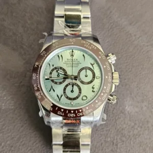Rolex Daytona Platinum Ice Blue Arabic - Luxury Master Copy Dubai